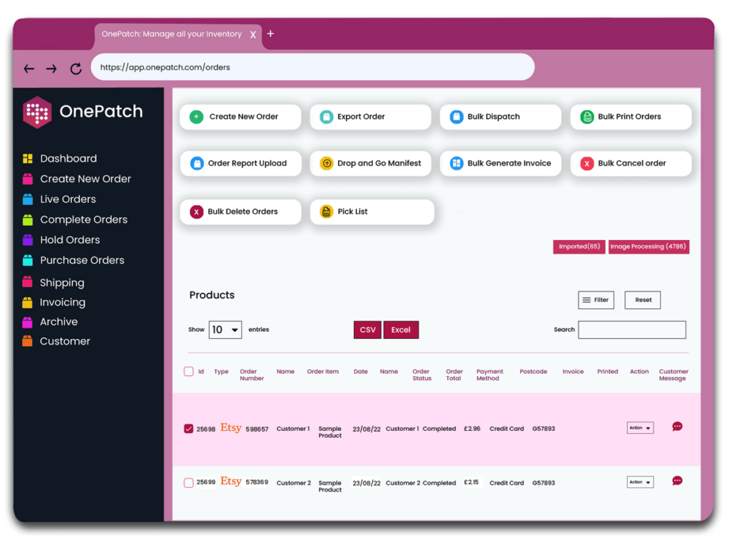 Etsy Order Management